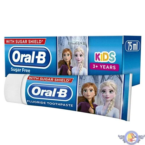 خمیر دندان کودک اورال بی Junior +3 Years مدل Frozen
